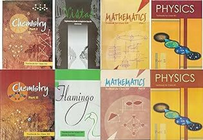 Original NCERT Class 12 Book Set Of 8 Textbooks | Physics Part 1 & 2, Chemistry, Mathematics, English Flamingo & Vistas | 2024–25 Edition (English Medium)(Paperback, National Council of Educational Research and Training (NCERT))