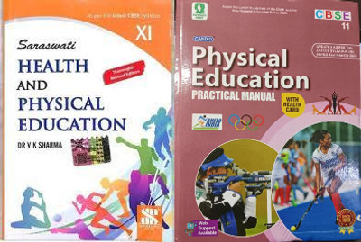 New Edition Evergreen Physical Education Practical Manual + Saraswati Health And Physical Education For Class 11 (Combo Set Of 2 Books)(PAPERPACK, VK SHARMA)