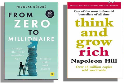 Roopabooks Combo ;- From Zero To Millionaire + Think And Grow Rich ( English, Pack 2 ) Bestselling(Paperback, Nicolas Bérubé, Nipolian Hill)