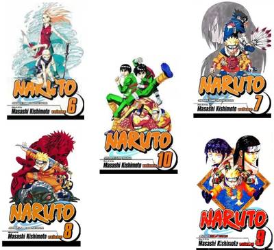 Naruto Set Of 5 (Vol 6,7,8,9,10)