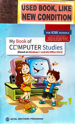 Icse My Book Of Computer Studies Class-1(Old Book)(Paperback, RASHI BANSAL, SAYAN BANERJEE)