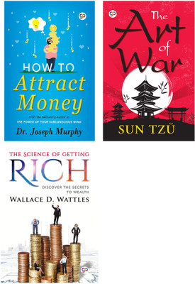How To Attract Money + The Art Of War + The Science Of Getting Rich (Paperback)(Paperback, General Press)
