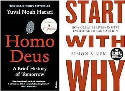 Homo Deus: A Brief History Of Tomorrow+Start With Why: How Great Leaders Inspire Everyone To Take Action(Paperback, Combo)
