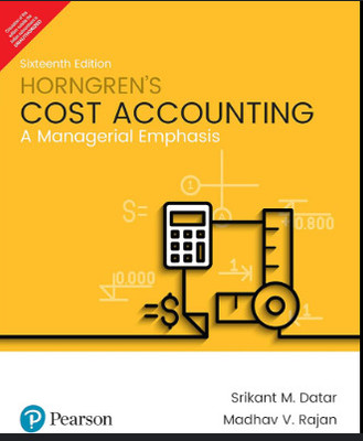 Horngren's Cost Accounting Pearson 16 Edition(Paperback, unknown)