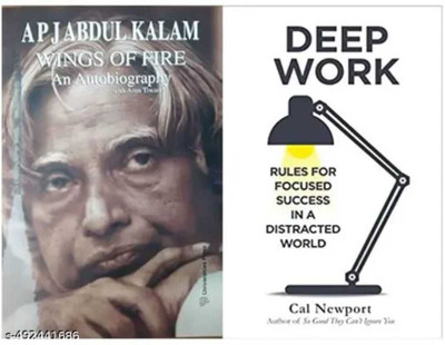 Wings Of Fire + Deep Work ( 2 Books Combo English Paperback )(Paperback, A P J ABUL KALAM, Cal Newport)