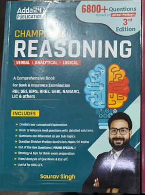 Adda24/7 Reasoning English Medium 6800+question 2025(Paperback, Saurav sir)