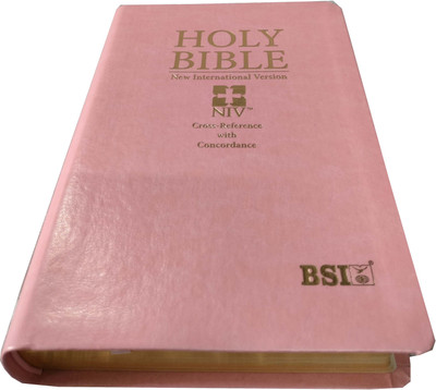 Holy Bible NIV Dy PU L Pink Amity (New International Version) Red Letter Cross-Reference With Concordance BSI(Leather, God's Word)