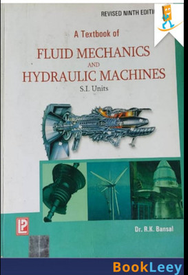 Fluid Mechanics & Hydraulic Machines Dr. Rk Bansal(Paperback, unknown)