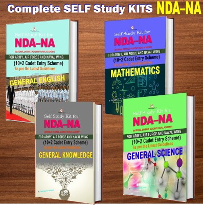 NDA / NA For Army, Air Force & Naval Wing – Self Study Kit (English, Mathematics, General Knowledge & Science) 2023(Paperback, Dinesh Jain (Ex-Indian Air Force))