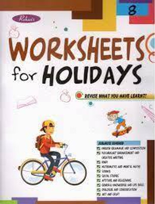 Rohan Worksheet For Holidays Class 8(PAPERPACK, ROHAN)
