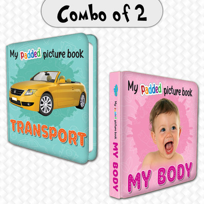 MY PADDED PICTURE BOOK Transport And My Body, Set Of 2(Hardcover, Sawan)