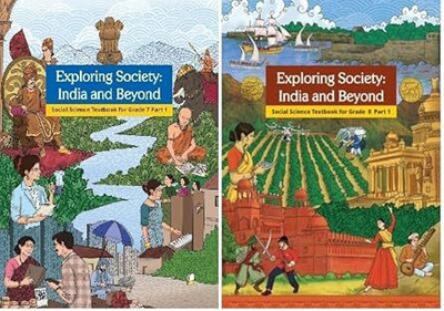ORIGINAL NCERT Class 7 & 8 Textbook For Social Science Exploring Society India And Beyond Part-I For UPSC, Civil Services Exams & IAS Prelims & Mains (Set Of 2 Books) (English Medium) (Pack Of 2 Book's)(Paperback, NCERT)