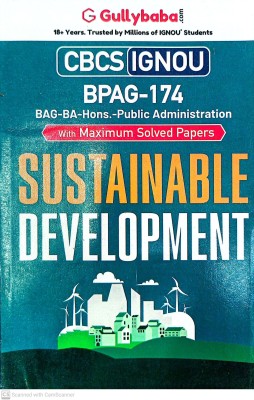 IGNOU BAG. Help Guide (BPAG-174, Sustainable Development)(PAPER BINDING, GPH)