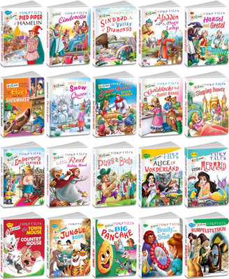Baby Board Book Fairy Tale Combo Of 20 Books | Set Of 20 Board Books (V2)(Hardcover, Manoj)