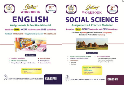 Golden English, Social Science Workbook: Assignments & Practice Material (Based On NCERT Textbook) For Class- 7 | ( Pack Of 2 )(Paperback, Pragya Chaturvedi, S Gupta)