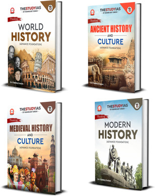 4 Book Combo (English Medium) – World, Ancient, Medieval & Modern History | Advance Foundation Series | For UPSC Civil Services & State PCS Exams(Paperback, Manikant Singh)