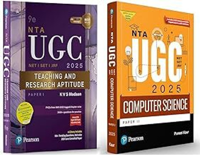 Pearson NTA UGC NET 2025 Paper 1 By KVS Madaan (English) +Paper 2 Computer Science (Edition – 2025) | ( Set Of 2 Books)(Paperback, KVS MADAN) Pearson NTA UGC NET 2025 Paper 1 By KVS Madaan (English) +Paper 2 Computer Science (Edition – 2025) | ( Set Of 2 Books)(Paperback, KVS MADAN)