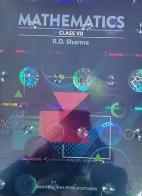 R D Sharma Mathematics Class 7 CBSE -By R.D. Sharma 2025 DHANPAT RAI PUBLICATION, R.D SHARMA|New Latest Edition For 2025-2026(Paperback, rd sharma)