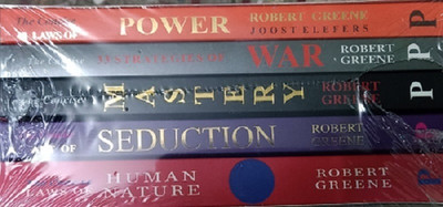 5 Books Set : The Concise (48 Laws Of Power + Human Nature + Mastery + Art Of Seduction + 33 Strategies Of War)(Paperback, Robert Greene) 5 Books Set : The Concise (48 Laws Of Power + Human Nature + Mastery + Art Of Seduction + 33 Strategies Of War)(Paperback, Robert Greene)