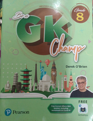 Be A Gk Champ Grade 8(Pepper back, Derek o brien)
