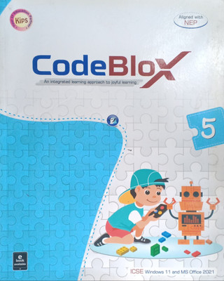 Code Blox ICSE Class 5(Pepper back, Kips learning)
