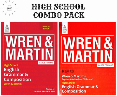 High School English Grammar And Composition (Regular Edition) With Key To High School English Grammar And Composition By Wren & Martin - 2024 Edition With New Updated Syllabus (Set Of 2 Books)(Product Bundle, Wren & Martin) High School English Grammar And Composition (Regular Edition) With Key To High School English Grammar And Composition By Wren & Martin - 2024 Edition With New Updated Syllabus (Set Of 2 Books)(Product Bundle, Wren & Martin)