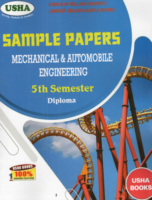 Mechanical & Automobile Engineering 5th Semester Diploma Sample Papers | Latest Edition Practice & Question Bank For BTE, SCTE & VT Exams | Usha Books(Paperback, Odia, USHA GROUP OF WRITERS)
