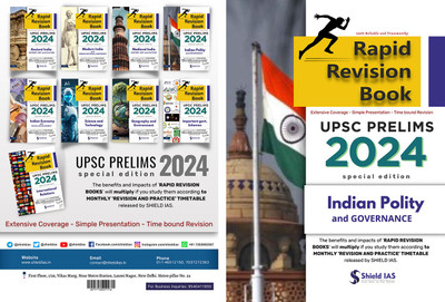 RAPID REVISION BOOK (INDIAN POLITY AND GOVERNANCE) UPSC Prelims 2024(Paperback, Shield IAS)