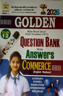 Bihar Board Golden Class Class 12 Commerce English Medium Question Bank With Answer 2026(Paperback, Kundan ji)