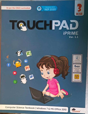 ICSE Touchpad Iprime Ver.1.1 Class 3(Paperback, Orange)