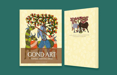Gond Art Colouring Book For Kids – Creative Drawing & Painting Activity Book With Reference Guide | Ages 3+ | Tribal Folk Art Learning Gift For Children | Release Date: 21 July 2025 Goda Art Book Size-28x22 Ince(colouing book, art book)