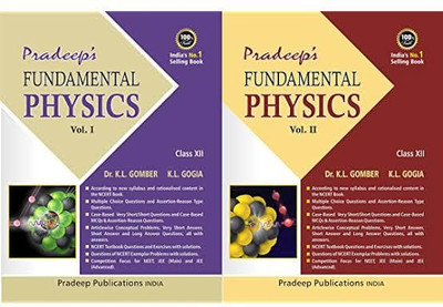 Pradeep's Fundamental Physics (Vol. 1 & 2) For CBSE Class 12 - Examination 2023-2024- Latest Edition(Paperback, DR.K.L. GOMBER, K L GOGIA)