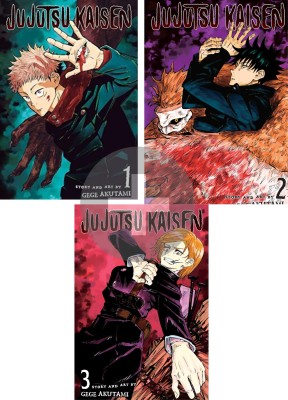 Jujutsu Kaisen Vol 1,Vol 2, Vol 3 Combo(Paperback, Gege Akutami)