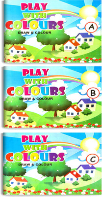 Combo 3 Book Of Play With Colours Part A ,B, & C(Paperback, Pustak Mandir)