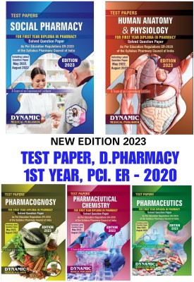 D.pharma 1st Year Test Paper.human Anatomy Physiology.pharmaceutics.pharmaceutical Chemistry.pharmacognosy.social Pharmacy.( As-Per New Syllabus Er-2020.latest Edition 2023 Pack Of 5 Books)(Paperback, A TEAM OF EXPERIENCED LECTURER)