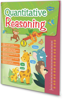 Quantitative Reasoning – 3 book : Learning book for young learners, Children reasoning book, Maths learning book(Paperback, SAWAN)