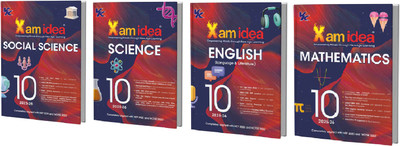 Xam Idea Book Class 10 Social Science ,Science ,English (Language & Literature) ,Mathematics 4 Set Of Books Latest Edition (2025-26)(Paperback, Xamidea Editorial Board)