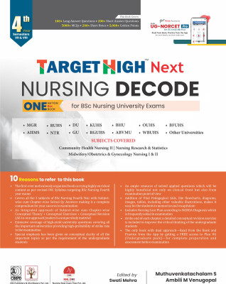 TARGET HIGH NEXT Nursing Decode Fourth Year(Paperback, Dr Muthuvenkatachalam S)
