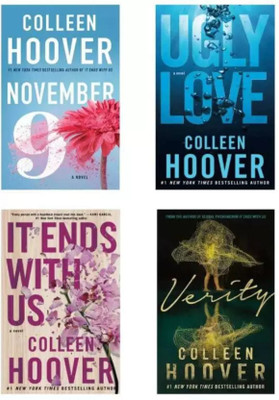 Combo Sale Of NovelsVerity + November 9 + Its Ends With Us + Ugly Love (Set Of 4 Book) Name: Verity + November 9 + Its Ends With Us + Ugly Love (Set Of 4 Book) Language: English Country Of Origin: India (Paperback, COLLEEN HOOVER)(Paperback, COLLEEN HOOVER) Combo Sale Of NovelsVerity + November 9 + Its Ends With Us + Ugly Love (Set Of 4 Book) Name: Verity + November 9 + Its Ends With Us + Ugly Love (Set Of 4 Book) Language: English Country Of Origin: India (Paperback, COLLEEN HOOVER)(Paperback, COLLEEN HOOVER)