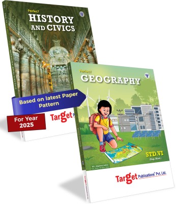 Std 6 Perfect Notes History - Civics And Geography Book | English Medium | Maharashtra State Board | Includes Textual Question Answers, Chapterwise Assessment And Pictorial Explanations | Based On Std 6th New Syllabus(Paperback, Target Publications)