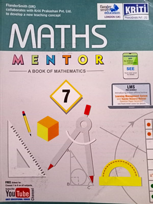 Kriti Prakashan MATHS MENTOR Class 7 - A BOOK OF MATHEMATICS(Paperback, V. K. Rastogi)