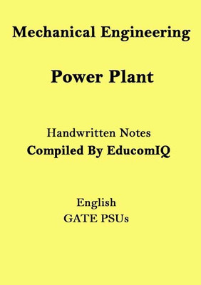 Top Coaching Power Plant Mechanical Engineering Handwritten Notes For GATE ESE PSUs(Spiral Bound, Top Coaching)