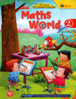 Revised Maths World, Optima, G. Ram Books For Class-2(Paperback, Dr. RAM MOHAN, Pravin D Pannase)