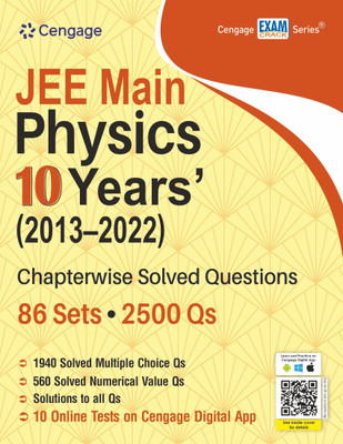 JEE Main Physics 10 Years’ (2013-2022) Chapterwise Solved Questions - 2023(Paperback, Cengage India)