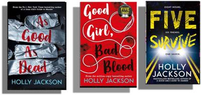 AnushkaBooks-- Combo Set Of 3 Books As Good As Dead & Good Girl, Bad Blood & Five Survive ( English, Pack 3 )(Paperback, Holly Jackson)