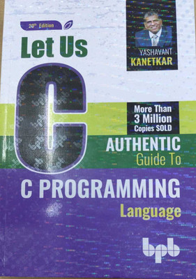 Let Us C English Paperback 20th Edition(Paperback, Hindi, yashavant kanetkar)