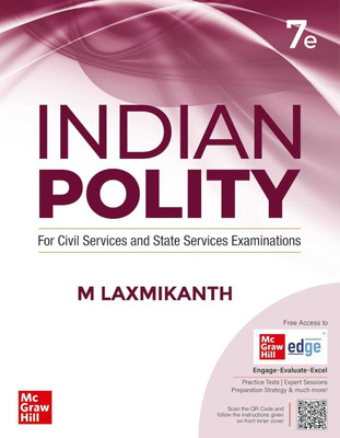 (Old Edition) Polity 7th Edition - Indian Polity With 1 Disc (English, Paperback, Laxmikanth M)(Paperback, M. laxmikant)