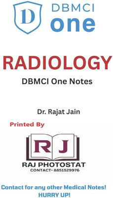 Radiology Handwritten Notes By Dr. Rajat Jain, DBMCI One Notes, Spiral Bound(Spiral Binding, Dr. Rajat Jain)