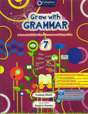 Colophon, GROW WITH GRAMMAR CLASS - 7(Paperback, PRADEEP GHOSH, RANJIT K SHARMA)