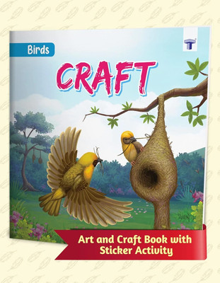 Bird Craft Book For Kids | DIY Art, Paper Craft & Sticker Activities With Step By Step Videos Instructions(Paperback, Target Publications)